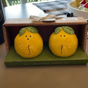 Rae Dunn Lemon Salt & Pepper Shakers